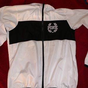 PINK anorak rain-jacket